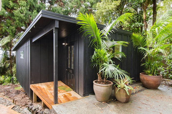 New Wave Construction Titirangi Studio Build Entrance